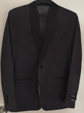 Couture 1910 Men's Dk Gray/Black Shawl Lapel Tuxedo Jacket 40R NWT